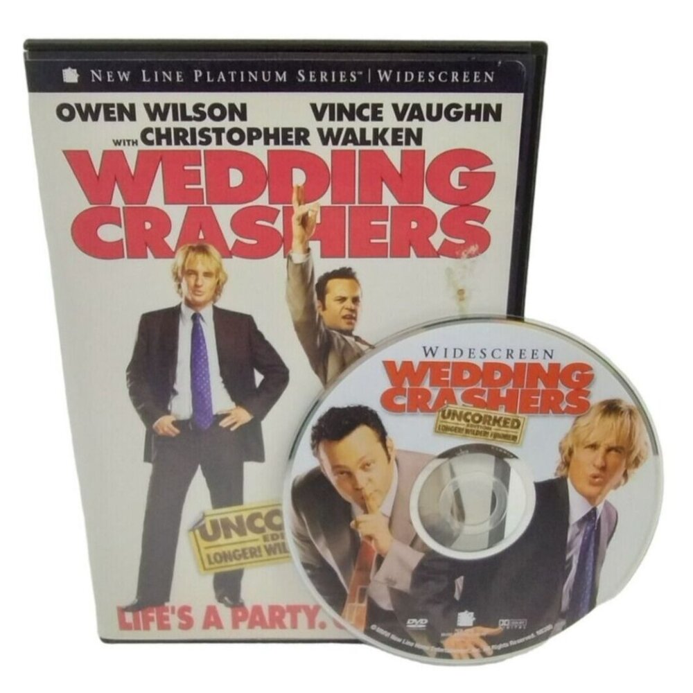 Wedding Crashers Uncorked Widescreen DVD Edition NR Owen Wilson Vince Vaughn